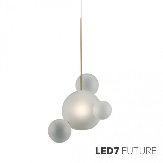 Giopato & Coombes - Bolle Frosted Pendant 04 Bubbles